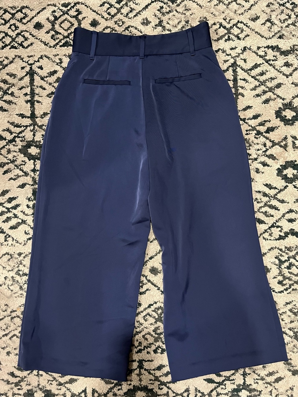 LOFT Petites High Waisted Cropped Leg Trousers Size 00P - Picture 5 of 8